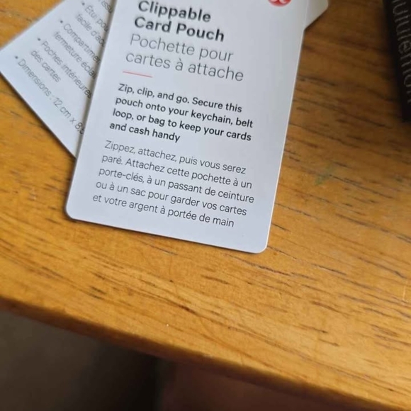 lululemon athletica Blue Floral Card Pouch - Picture 3 of 4